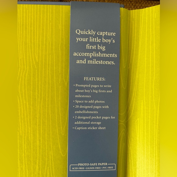 COPY - Hallmark My Little Book of Big Firsts Photo Safe Memory Book - Picture 5 of 5